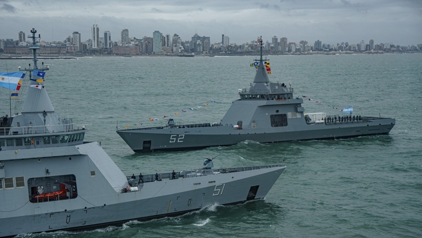 Arribó el nuevo patrullero océanico ARA “Piedrabuena” en la Base Naval Mar del Plata