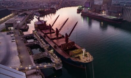 Puerto Quequén opera buques de 235 metros de eslora