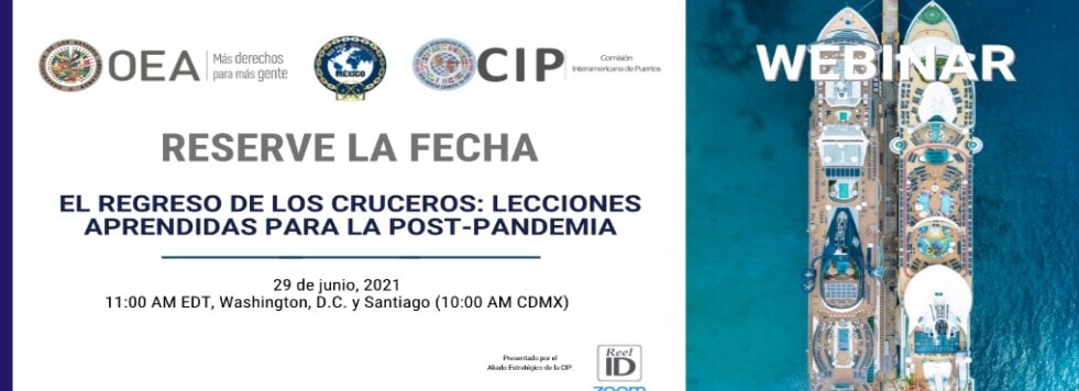 Webinar “El regreso de los cruceros: Lecciones aprendidas para la post-pandemia»