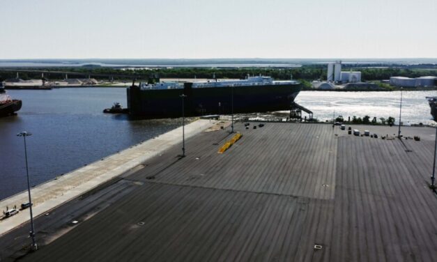 De Zárate a Alabama: inauguraron un nuevo puerto en EEUU con participación argentina