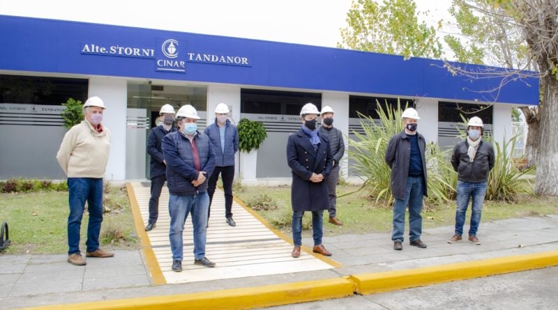 Visita del intendente de Merlo a Tandanor