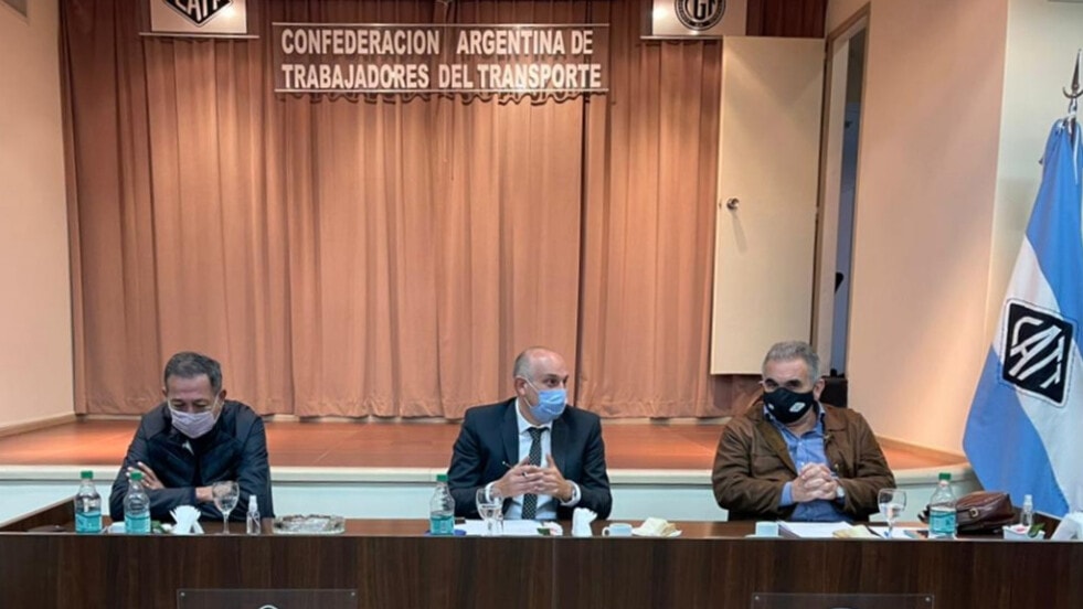 Los gremios de transporte recibieron a Alexis Guerrera