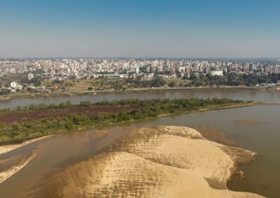 El río Paraná marcó 0 centímetros frente al puerto de la capital entrerriana