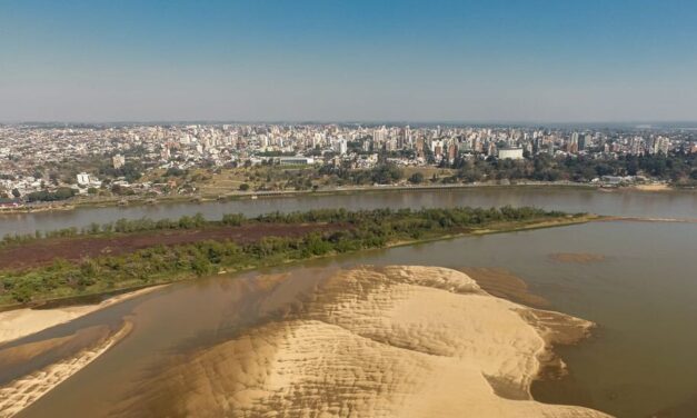 El río Paraná marcó 0 centímetros frente al puerto de la capital entrerriana