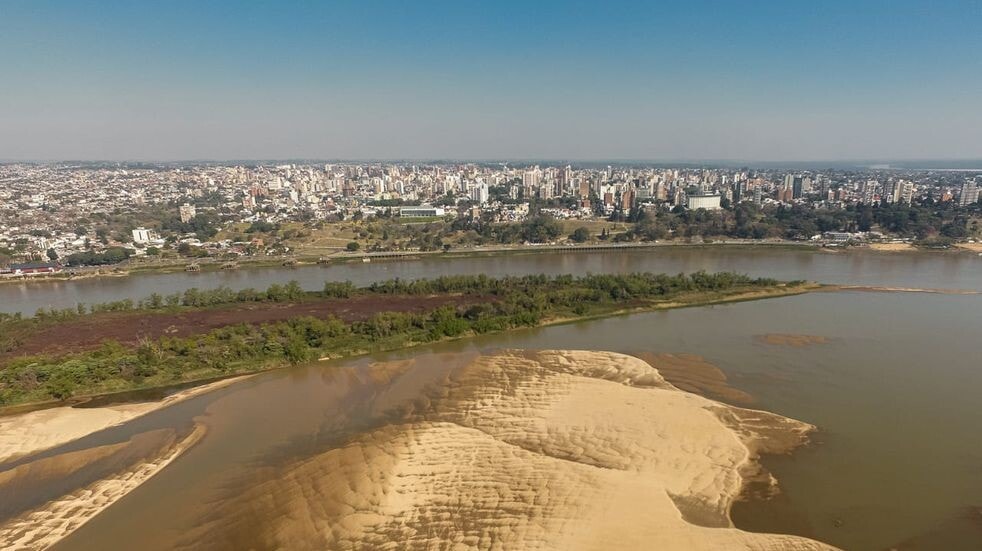 El río Paraná marcó 0 centímetros frente al puerto de la capital entrerriana