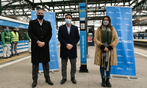 Trenes Argentinos instaló 45 tótems de seguridad en las estaciones de la Línea Roca