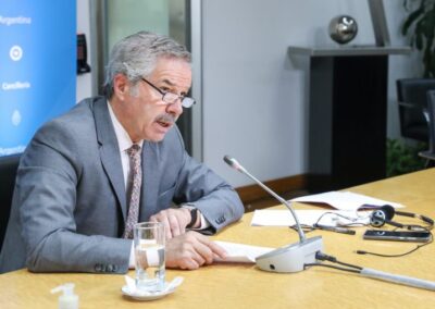 Felipe Solá aseguró que las exportaciones de 2021 «son las más altas desde 2014»