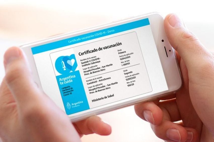 Más de 7 millones de argentinos tienen el Certificado de Vacunación Digital en sus celulares