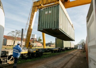 Explosivas cifras para el ferrocarril Urquiza Cargas