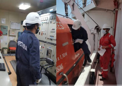 Prefectura mantiene un intenso control e inspecciones sobre los buques extranjeros
