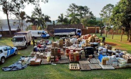Prefectura desmanteló una “aduana paralela” en Misiones donde contrabandeaban mercadería