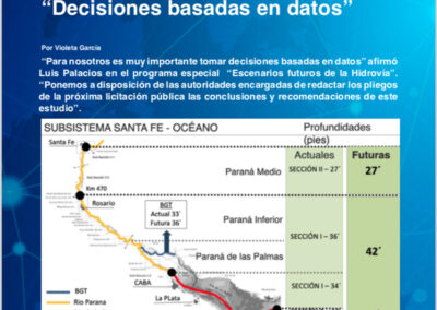 Programa especial Escenarios Futuros de la Hidrovía, presentación de Luis Palacios “Decisiones basadas en datos”