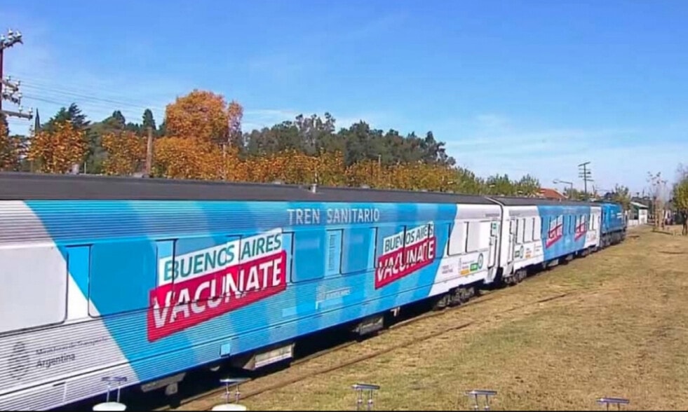 El Tren Sanitario comenzó su recorrido entre Pilar y Junín