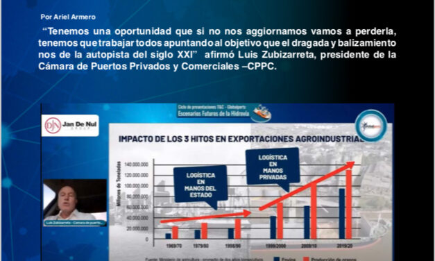 Programa especial Escenarios Futuros de la Hidrovía, presentación de Luis Zubizarreta «La autopista del siglo XXI»