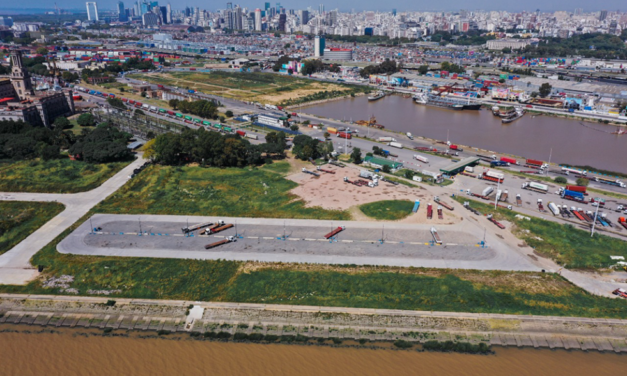 AGP avanza con obras para mejorar el tráfico de camiones en el Puerto Buenos Aires