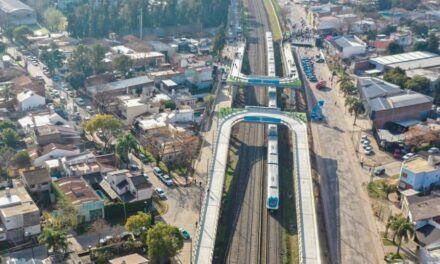 Dos nuevos puentes construidos por Tandanor sobre el Ferrocarril Sarmiento