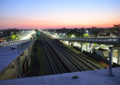 Tandanor avanza en la construcción de los puentes sobre nivel