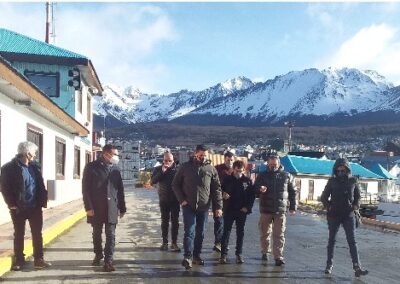 Funcionarios de la AGP visitaron el Puerto de Ushuaia