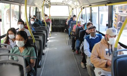 Se amplía el aforo en el transporte público