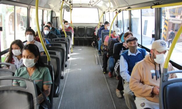 Se amplía el aforo en el transporte público