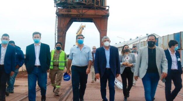 Vía navegable troncal: autoridades de AGP se reunieron  con Jorge Capitanich