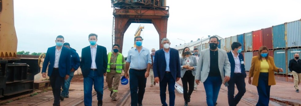 Vía navegable troncal: autoridades de AGP se reunieron  con Jorge Capitanich