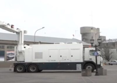 El Puerto de Bahia Blanca adquirió un nuevo escáner móvil