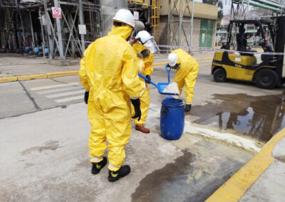 La Prefectura participó de un simulacro de derrame de un producto peligroso en Santa Fe