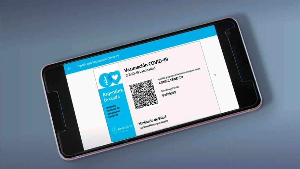 La acreditación internacional de la vacunación contra el COVID-19 será la credencial de vacunación digital de Mi Argentina