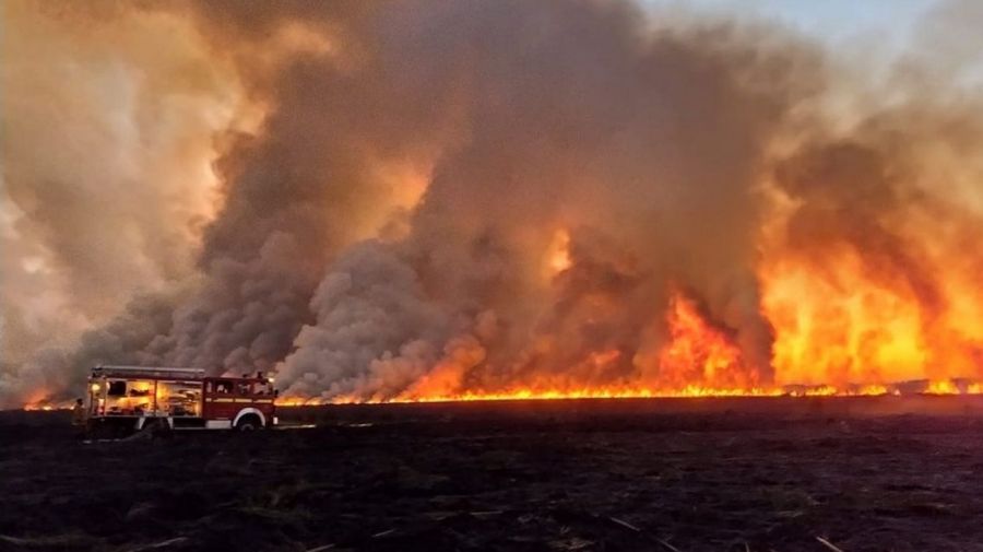 Siguen los incendios en el delta del Paraná