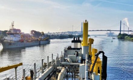 El biocombustible llega a las obras de dragado
