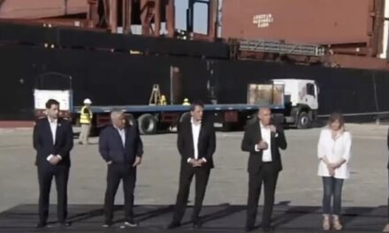 El Ministro de Transporte Alexis Guerrera anunció obras para infraestructura en el Puerto de San Pedro