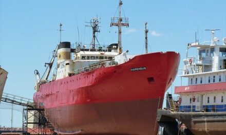 Puerto Mar del Plata recupera  frente de amarre  con la salida del pesquero “Harengus”