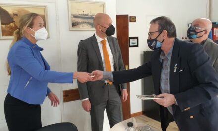 Embajador de Países Bajos se reunió con autoridades del Puerto de Ushuaia