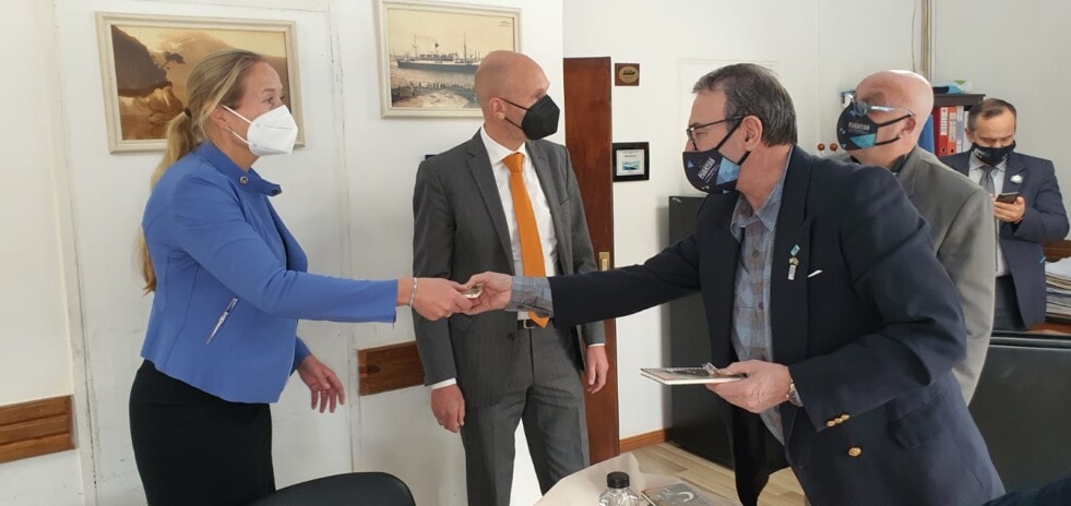 Embajador de Países Bajos se reunió con autoridades del Puerto de Ushuaia