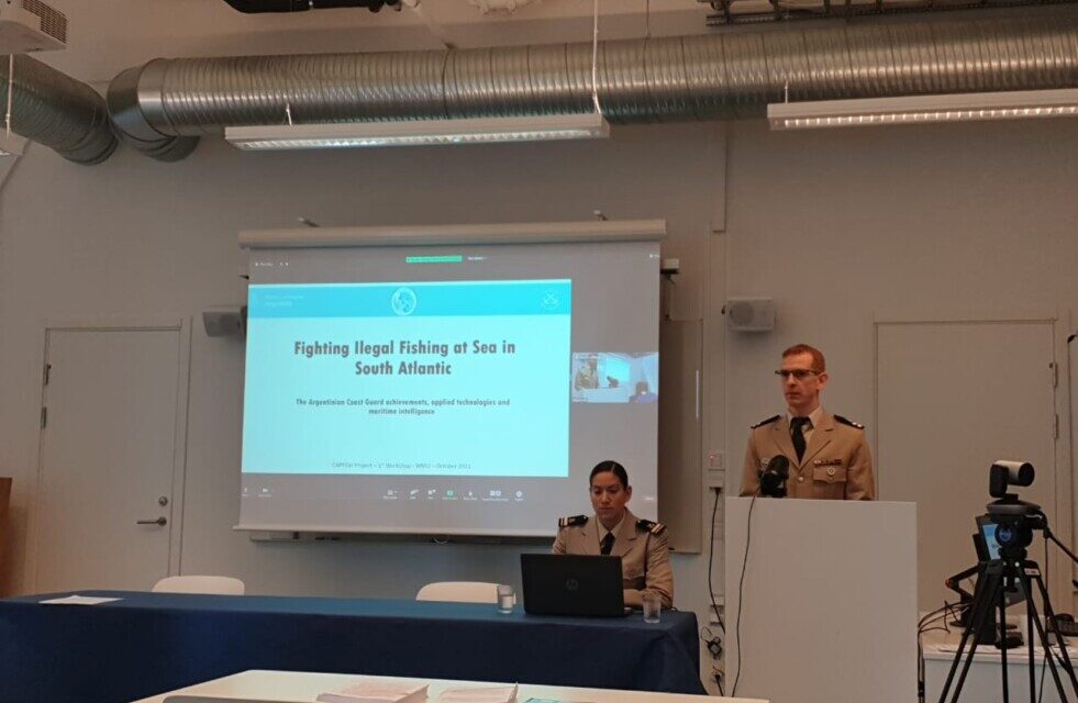 Prefectura participó con expertos en el primer taller internacional para la prevención de la pesca ilegal en el proyecto internacional CAPFISH