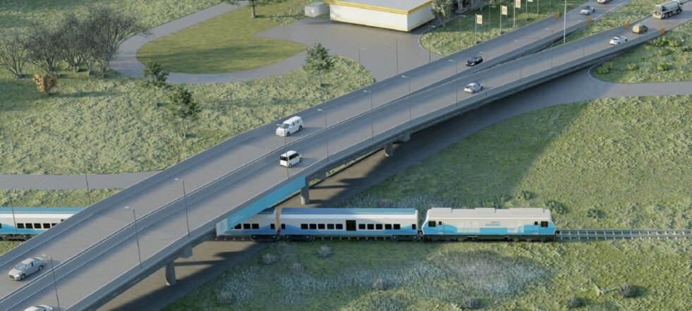 Trenes Argentinos instalará un puente sobre la ruta 63 en Dolores