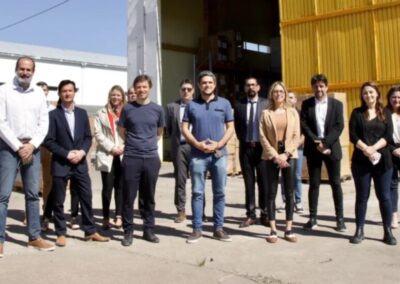 El ministro de la Producción bonaerense visitó la Zona Franca Bahía Blanca-Coronel Rosales