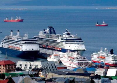 Tierra del Fuego y la Administración General de Puertos bonifican tasa de peajes a cruceros