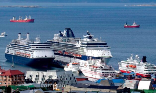 Tierra del Fuego y la Administración General de Puertos bonifican tasa de peajes a cruceros