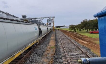 Se habilitó un nuevo desvío ferroviario en la planta que la Asociación de Cooperativas Argentinas (ACA) tiene en Tarragona, Santa Fe