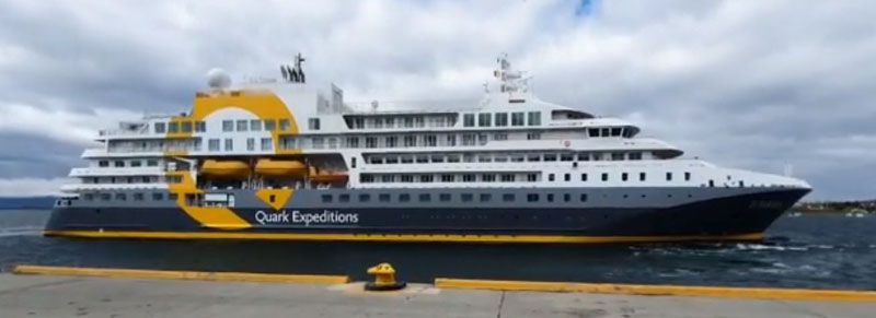 USHUAIA: Crucero en aislamiento por casos de COVID
