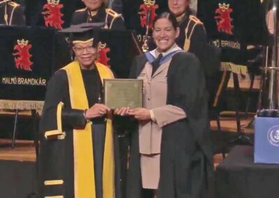 Ceremonia de egreso de la Universidad Marítima Mundial