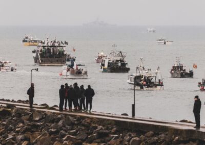 Disputa por la pesca: El reino unido le dio 48 horas a los buques pesqueros franceses para retroceder