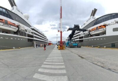 Los gemelos franceses LE BOREAL Y L’ AUSTRAL arribaron al puerto de  USHUAIA