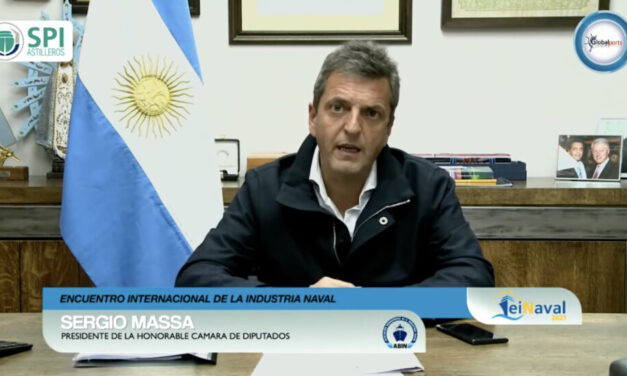 Massa invitó a trabajar en el marco normativo para una industrial naval fuerte y con futuro