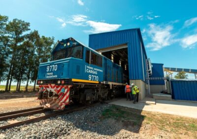 El complejo agroexportador Timbúes crece con la apertura de un desvío ferroviario