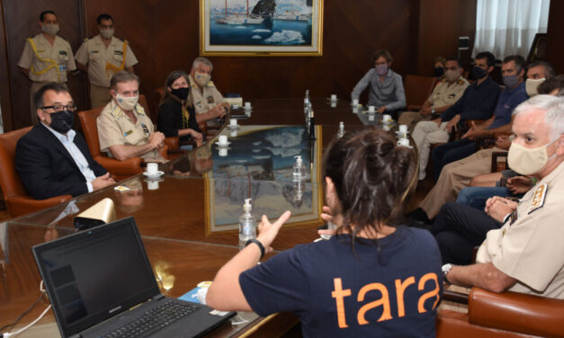 La Prefectura Naval Argentina se reunió con los investigadores de la Campaña Oceanográfica  A. M. Gayoso