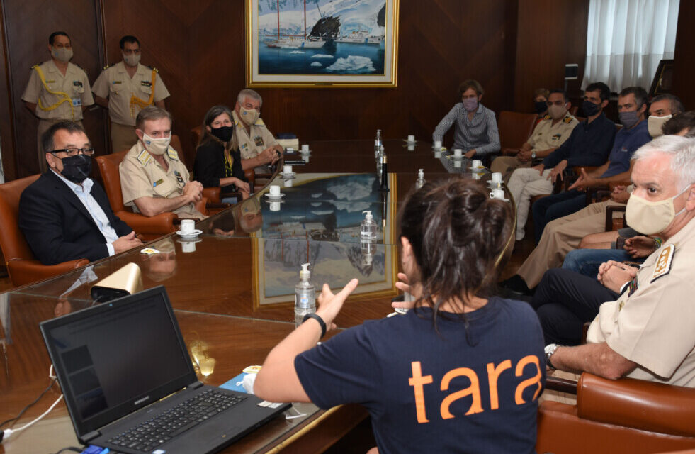 La Prefectura Naval Argentina se reunió con los investigadores de la Campaña Oceanográfica  A. M. Gayoso