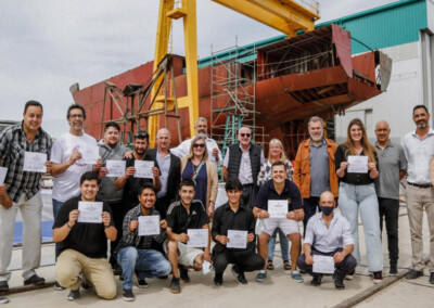 Primeros egresados del Centro de Formación Profesional del Consorcio Regional Puerto Mar del Plata